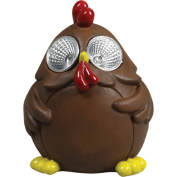 Luxform Brown Hen LED Solar Garden Light - Size: 10 x 16 x 10.2cm - Wilko
