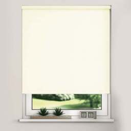 New Edge Blinds Blackout Roller Blinds Cream 140cm - Size: W 140cm x D 165cm - Wilko