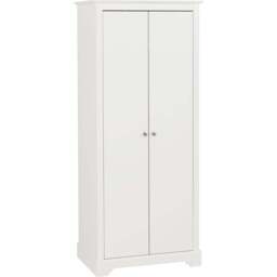 Seconique Stratford 2 Door White Wardrobe - Wilko - thumbnail 3