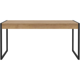 Florence High Rock 4 Seater Dinning Table Matt Black and Riviera Oak - Brown - Furniture to Go - Wilko - thumbnail 4