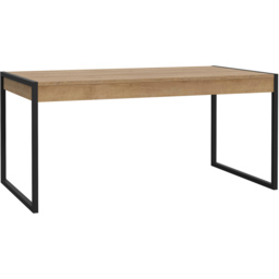 Florence High Rock 4 Seater Dinning Table Matt Black and Riviera Oak - Brown - Furniture to Go - Wilko - thumbnail 3