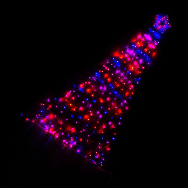 Samuel Alexander Rainbow Shooting Star LED Outdoor Christmas Decoration 300cm - Size: 300 x 30 x 30cm - Multi - Wilko - image 1