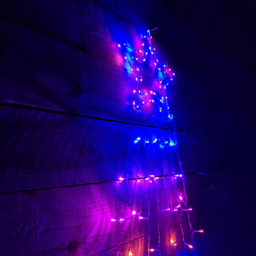 Samuel Alexander Rainbow Shooting Star LED Outdoor Christmas Decoration 300cm - Size: 300 x 30 x 30cm - Multi - Wilko - thumbnail 5