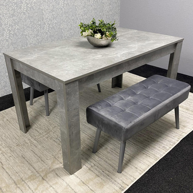 Kosy Koala 4 Seater Stone Dining Set Grey - Wilko - image 1