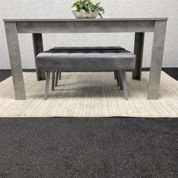 Kosy Koala 4 Seater Stone Dining Set Grey - Wilko - thumbnail 7