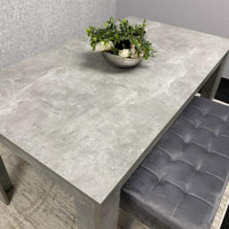 Kosy Koala 4 Seater Stone Dining Set Grey - Wilko - thumbnail 4