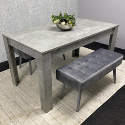 Kosy Koala 4 Seater Stone Dining Set Grey - Wilko - thumbnail 1