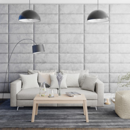 Aspire EasyMount Silver Mirazzi Velvet Upholstered Wall Mounted Headboard Panels 2 Pack - Aspire Beds - Wilko - thumbnail 4