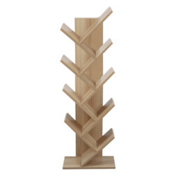 Living and Home 9 Shelf Natural Tree Shaped Bookshelf - Brown - Wilko - thumbnail 3