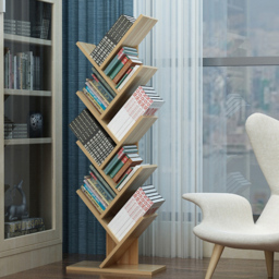 Living and Home 9 Shelf Natural Tree Shaped Bookshelf - Brown - Wilko - thumbnail 6