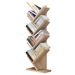 Living and Home 9 Shelf Natural Tree Shaped Bookshelf - Brown - Wilko - thumbnail 4