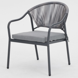 Home Detail Sona 4 Seater Grey Rope Style Lounge Set - Wilko - thumbnail 5