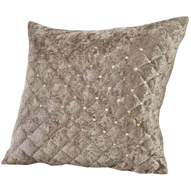 Serene Elysium Mink Cushion Cover - Size: 43 x 43cm - Brown - Wilko - image 1