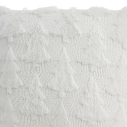 Living and Home White 3D Christmas Tree Soft Plush Cushion Cover 45 x 45cm - Size: 0.5 x 45 x 45cm - Wilko - thumbnail 5