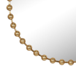 Gold Circular Beaded Mirror 80cm - The Port. Co Gallery - Wilko - thumbnail 7