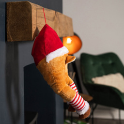 Samuel Alexander Animated Reindeer Legs Hanging Christmas Decoration 40cm - Size: 40 x 19 x 19cm - Multi - Wilko - thumbnail 7