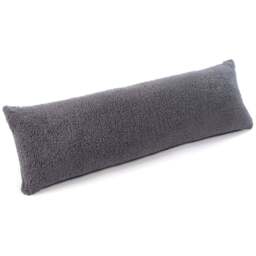Downland Huggleland Double Grey Fleece Bolster Pillow - Size: Single - Wilko - thumbnail 1