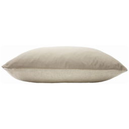 furn. Contra Natural Velvet Cushion - Size: 60 x 40cm - Cream - Wilko - thumbnail 4