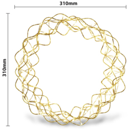 St Helens Outdoor Festive LED Light Up Copper Wreath 31cm - Multi - Wilko - thumbnail 6