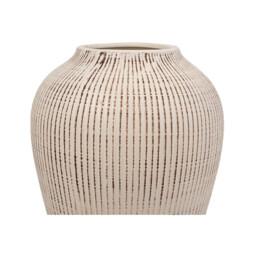 Ava White Textured Vase - Size: 20.3 x 25 x 20.3 - Wilko - thumbnail 3