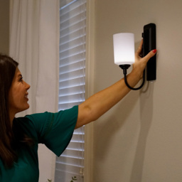 JML Smart Sconce Black Dimmable Wireless Up and Down Wall Light - Size: 16.5 x 10 x 26.7cm - Wilko - thumbnail 3
