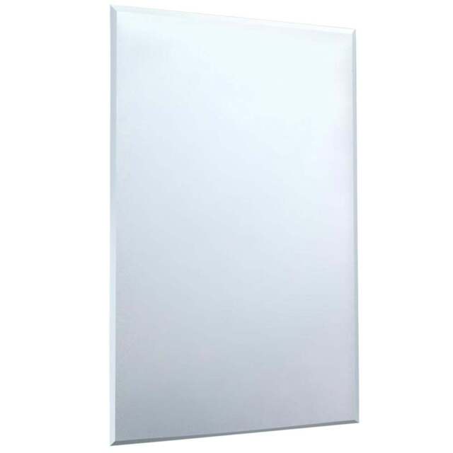 MirrorOutlet Circuitt 4mm Mirror Glass Sheet 183 x 91cm - Clear - Wilko - image 1