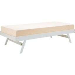GFW Madrid White Wooden Trundle Day Bed - Size: Single - Wilko - thumbnail 4