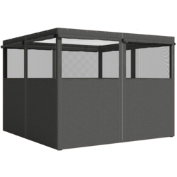 Outsunny 3 x 3m Dark Grey Gazebo Replacement Curtain 4 Pack - Wilko - thumbnail 1