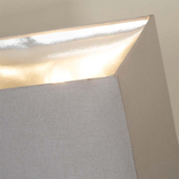 Lighting Collection Cinnerty Mirrored Table Lamp - Size: 38 x 29 x 21cm - Chrome - Wilko - thumbnail 5