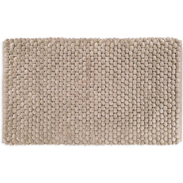 Allure Bath Fashions Luxury Chunky Bobble Mocha Bath Mat 50 x 80cm - Size: 50 x 80 x 1cm - Wilko - image 1