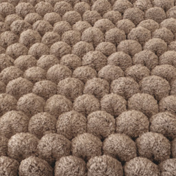 Allure Bath Fashions Luxury Chunky Bobble Mocha Bath Mat 50 x 80cm - Size: 50 x 80 x 1cm - Wilko - thumbnail 4