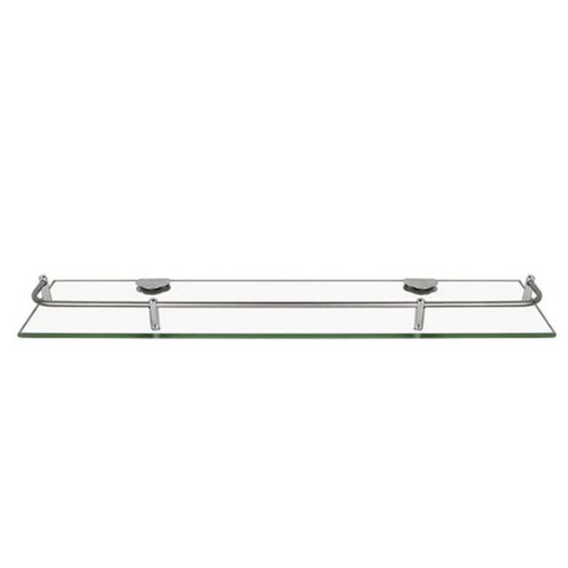 Living and Home Silver Wall Mounted Bathroom Shelf - Size: 11 x 60 x 3.5cm - Wilko - image 1
