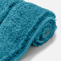Mayfair Jade Micro Fibre Bath Mat Set - Blue - Wilko - thumbnail 6