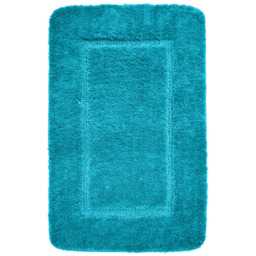 Mayfair Jade Micro Fibre Bath Mat Set - Blue - Wilko - thumbnail 4