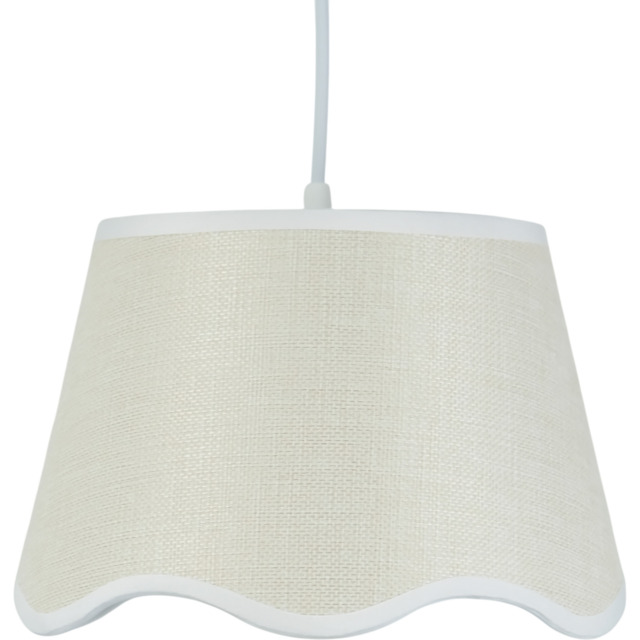Scallop Shade Natural 25.5cm - Wilko - image 1