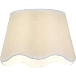 Scallop Shade Natural 25.5cm - Wilko - thumbnail 5