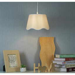 Scallop Shade Natural 25.5cm - Wilko - thumbnail 4