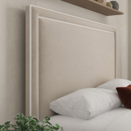 DS Living Verona King Size Bistra Beige Piping Ottoman Bed - Cream - Wilko - thumbnail 3