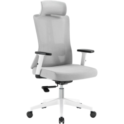 TTAP Oxford Plus Grey Mesh Swivel Office Chair - Size: 120 x 60 x 60cm - Wilko - thumbnail 3
