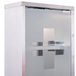 Portland White Medicine Storage Mirror Bathroom Cabinet - Size: 25 x 12 x 48cm - Wilko - thumbnail 5