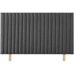 Aspire Furniture Catherine Lansfield Soho King Size Charcoal Saxon Twill Headboard - Grey - Aspire Beds - Wilko - thumbnail 3