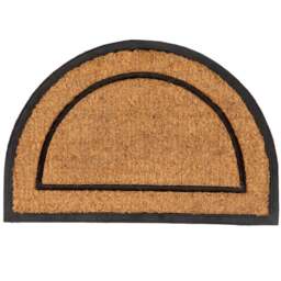 Esselle Home Chadderton Natural Coir Doormat 40 x 60cm - Brown - Wilko