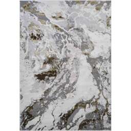 Desire Rugs Picasso Gold Abstract Rug 200 x 290cm - Wilko