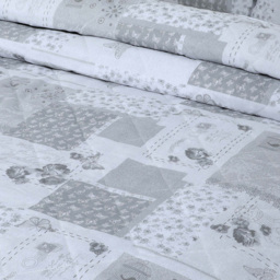 Velosso King Size Maya Grey Bedspread Set - Wilko - thumbnail 4