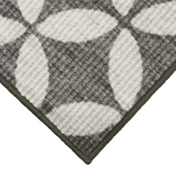 JVL Fiora M Pewter Washable Mat Runner 57 x 150cm - Size: 51 x 76cm - Multi - JVL Homewares - Wilko - thumbnail 7