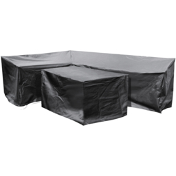 Cozy Bay Fiji EZBreathe Left L Shape Black Patio Set Cover - Size: 93 x 238 x 182cm - Wilko - thumbnail 1