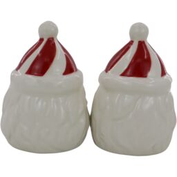Winking Santa Salt and Pepper Shakers Red and White - Wilko - thumbnail 3