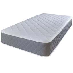 Extreme Comfort Cooltouch Single Diamond Grey Foam Free Open Coil Spring Mattress - eXtreme comfort ltd - Wilko