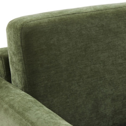 Living and Home Green Linen Mid-Century Armchair - Size: 80 x 76 x 80cm - Wilko - thumbnail 7