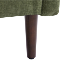 Living and Home Green Linen Mid-Century Armchair - Size: 80 x 76 x 80cm - Wilko - thumbnail 4